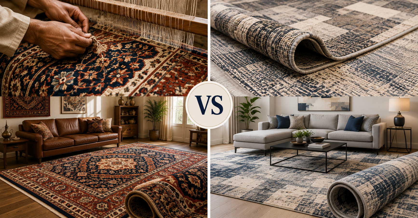 Handmade vs Machine-Made Rugs: Which One Should You Buy? – AVYAY RUGS