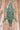 Croc animal print wool rug, light green