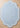 Baby blue and ivory scalloped border wool rug, fourth view