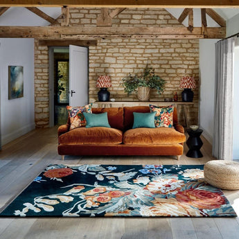 Handmade Floral Modern Design Premium Wool Area Rug