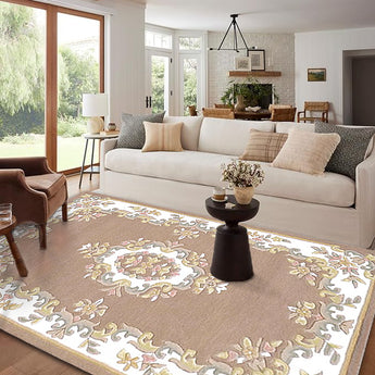 Handmade Royal Aubusson Wool Area Rug made by Imorted Premium Wool Rug Unique Modern Design Carpet for Living room, Bedroom and Dining room