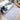 Hand-Tufted Blue Geometric Wool Area Rug – Soft Modern Area Carpet for Living room, Bedroom and Home Decor