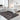 Black geometric tufted wool rug, 8x10 ft