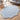 Baby blue and ivory scalloped border wool rug, third view