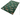 Animal print tufted wool rug, top view