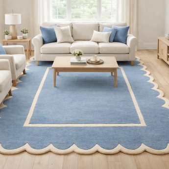 Scalloped Rug – AVYAY RUGS
